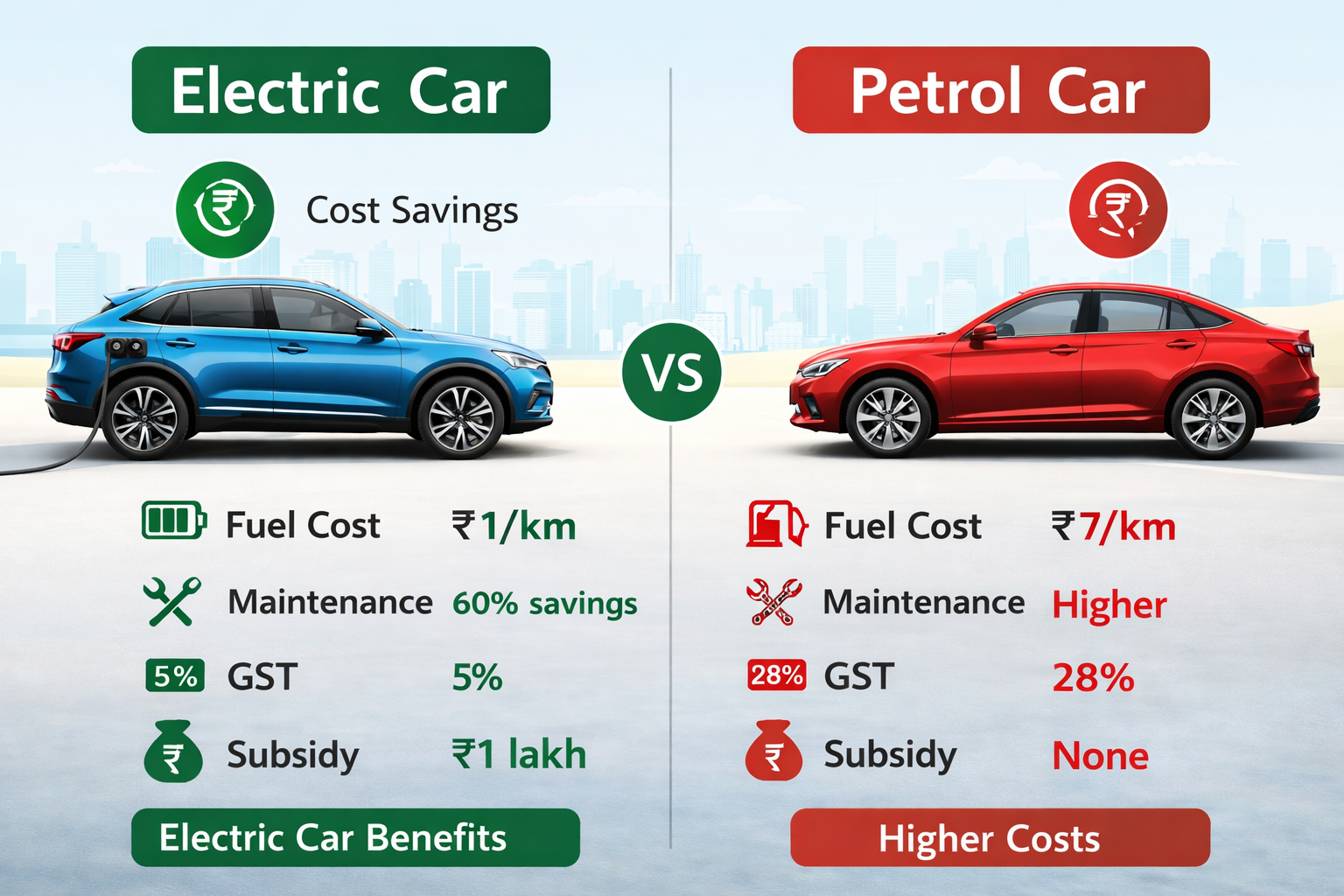 EV Savings Comparison